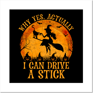 Why Yes Actually I Can Drive A Stick Vintage Posters and Art